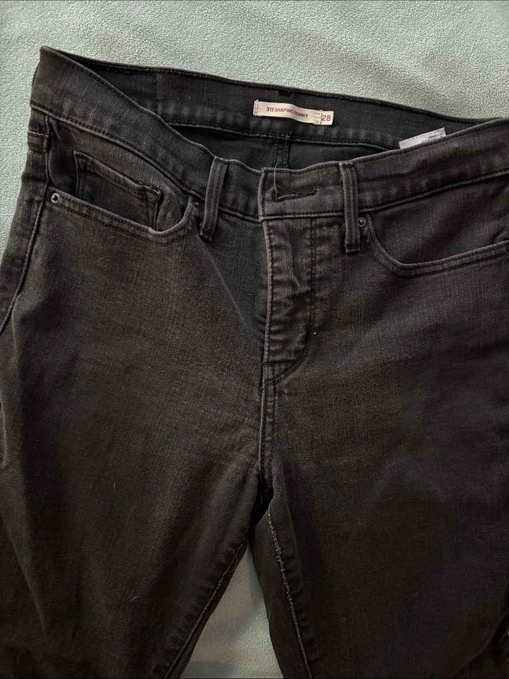 Levi's Black Shaping Skinny Jeans